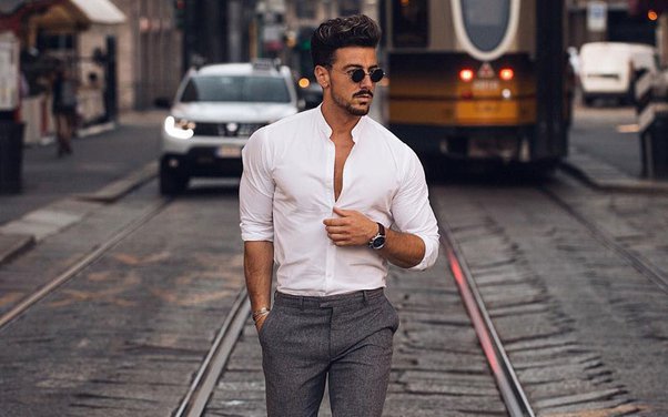 What Is The Best Time To Wear A White Shirt And Charcoal Grey Pants