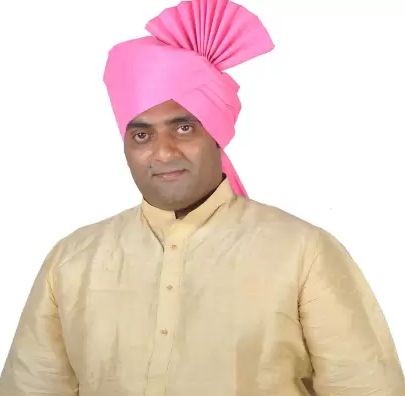 Pink Striped Male Turban