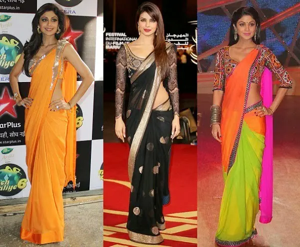 How to Wear a Saree if You are Thin