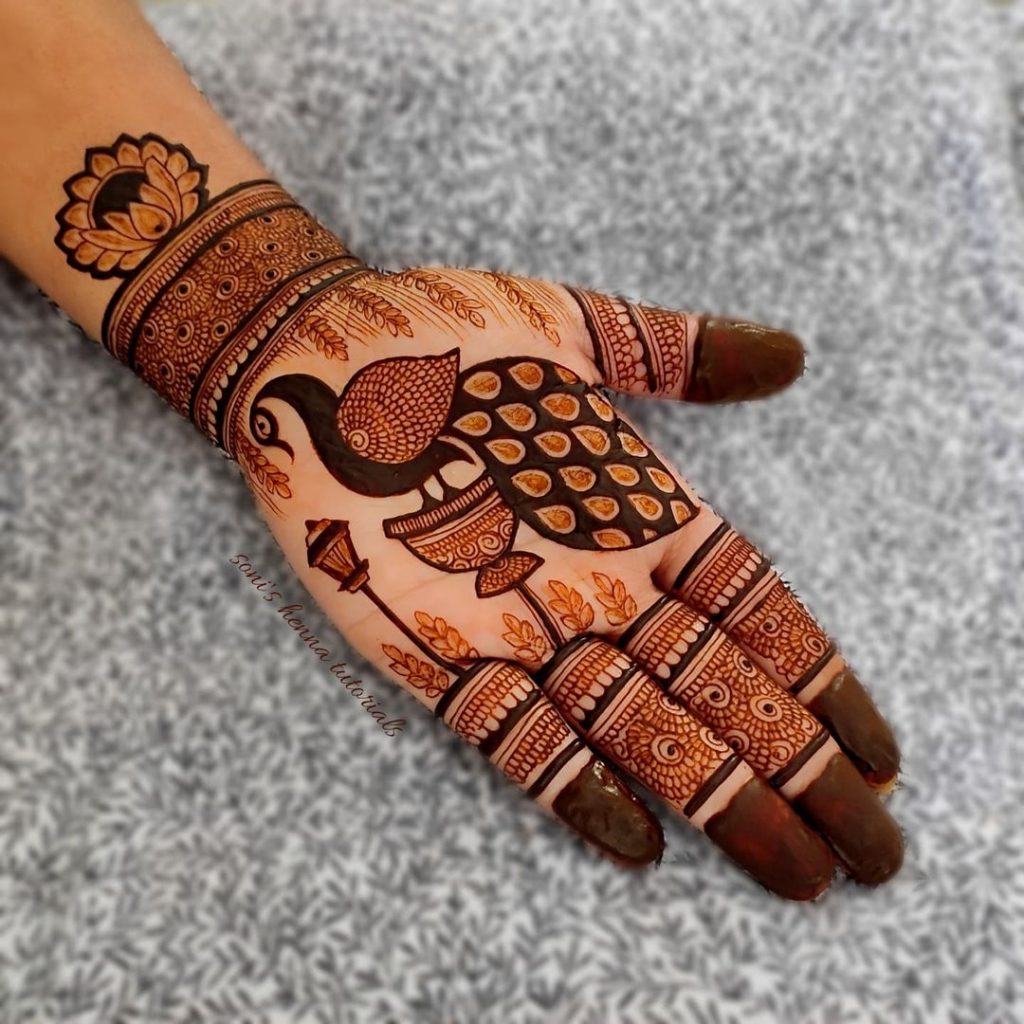 Most beautiful and easy mehndi designs for front hands - Simple Henna  designs 