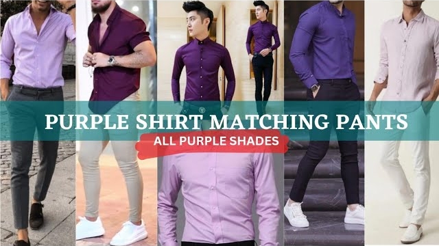 10 Purple Shirt Matching Pant Ideas For Men