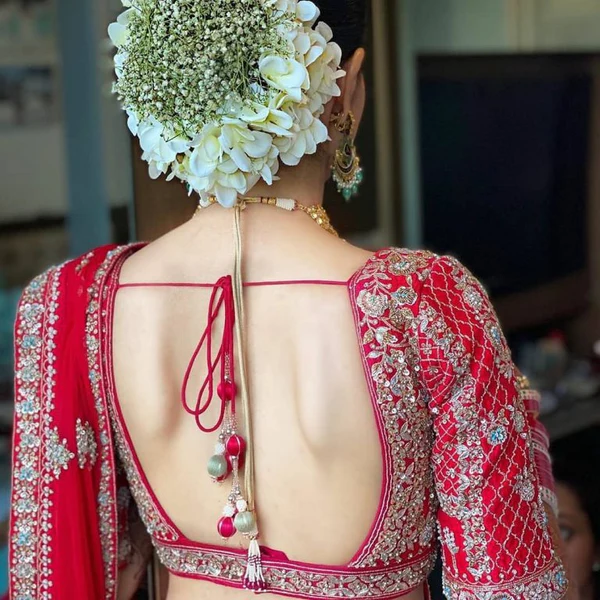 Sexy Backless Blouses Designs For Brides & Bridesmaids - Sonu singh - Medium